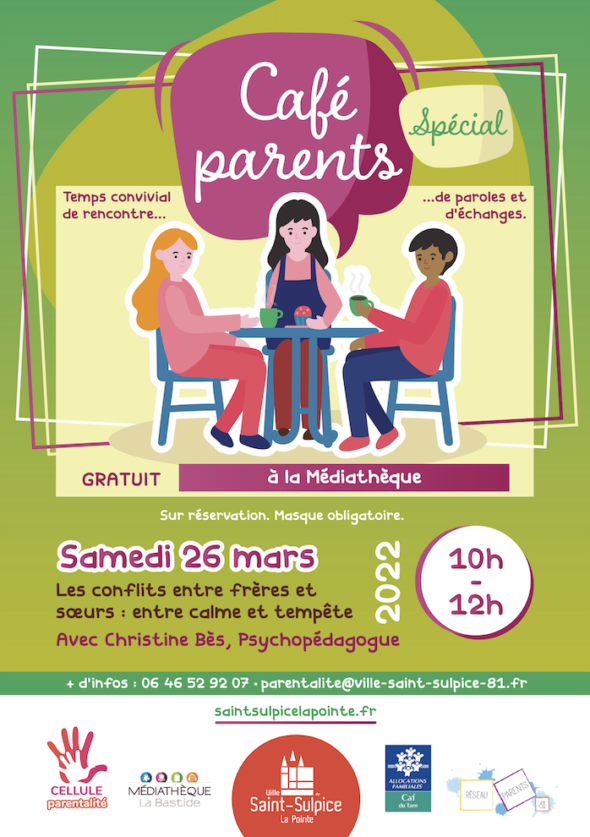 café des parents 26 mars Saint Sulpice